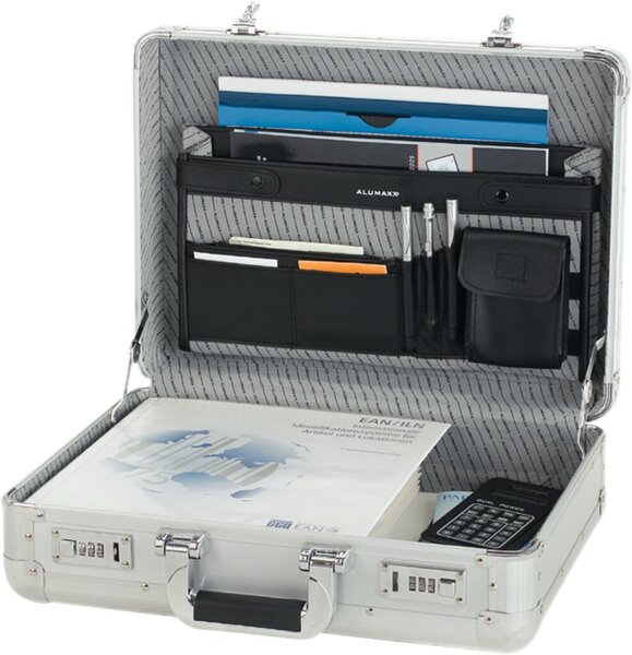 JÜSCHA ALUMAXX Attaché case TAURUS - Tasche für Dokumente - Aluminium - Silber 