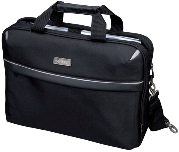 LiGHTPAK Notebook-Tasche SIERRA, Polyester, schwarz