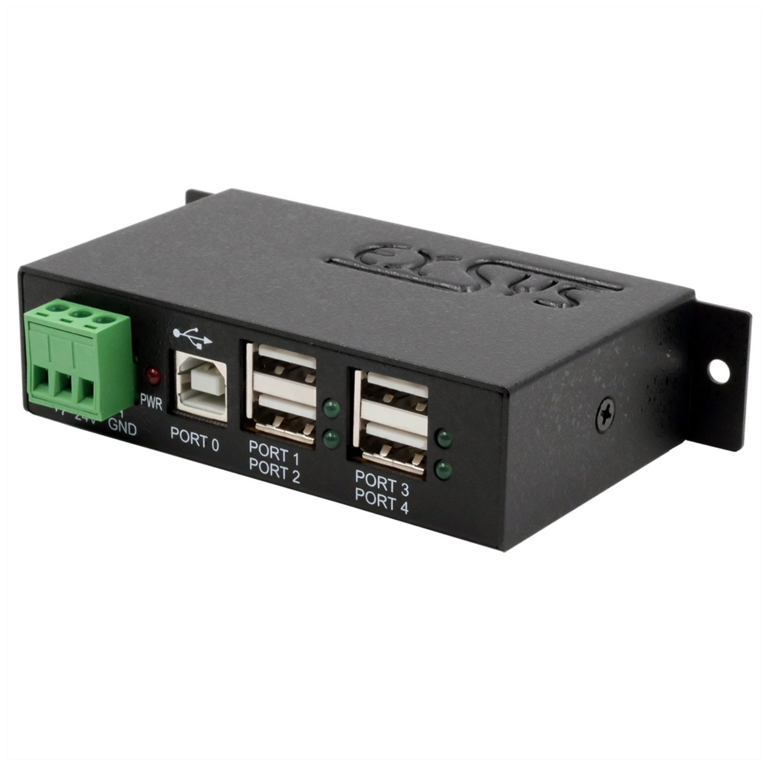 EXSYS USB 2.0 HUB 4-Port extern DIN-RAIL Kit