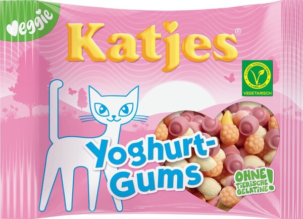 Katjes Yoghurt-Gums 175g Softes Joghurt-Fruchtgummi,6-fach