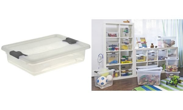 KEEPER OKT Aufbewahrungsbox "Kristall-Box", 7 Liter - transparent Box und Decke