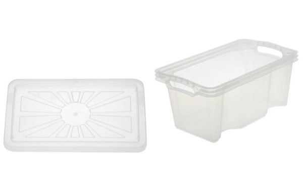 KEEPER OKT Aufbewahrungsbox "Multi-Box S", 6,5 Liter, transparent Farbe: natur- KEEPER OKT Aufbewahrungsbox "Multi-Box S", 6,5 Liter, transparent Farbe: natur-