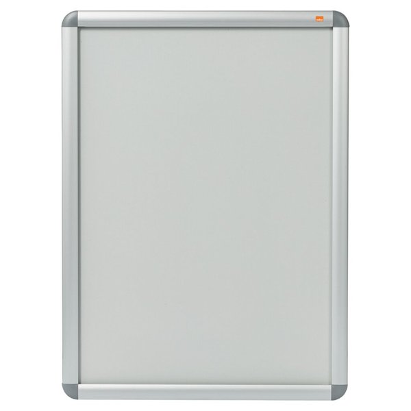KENSINGTON NOBO Plakatrahmen 500 x 700 mm, inklusive Befestigungsset 32 mm silb