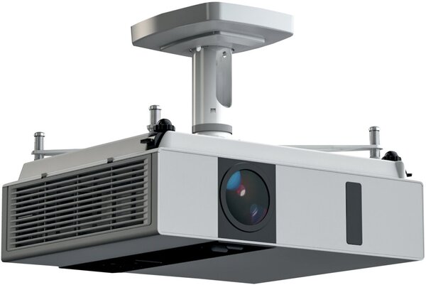 Projektor-Halterung Comfort 10, weiß, Abstand Projektor/Decke 13 cm