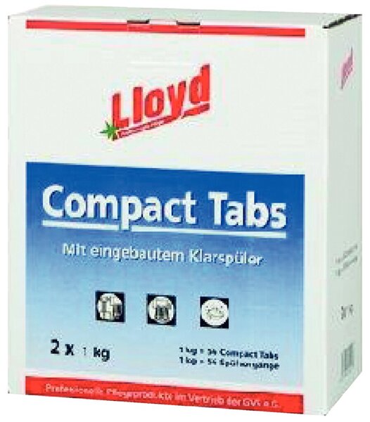 Lloyd Compact-Tabs mit eingebautem Klarspühler
