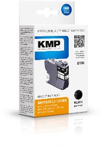 KMP B100 Tintenpatrone schwarz kompatibel mit Brother LC-3213BK