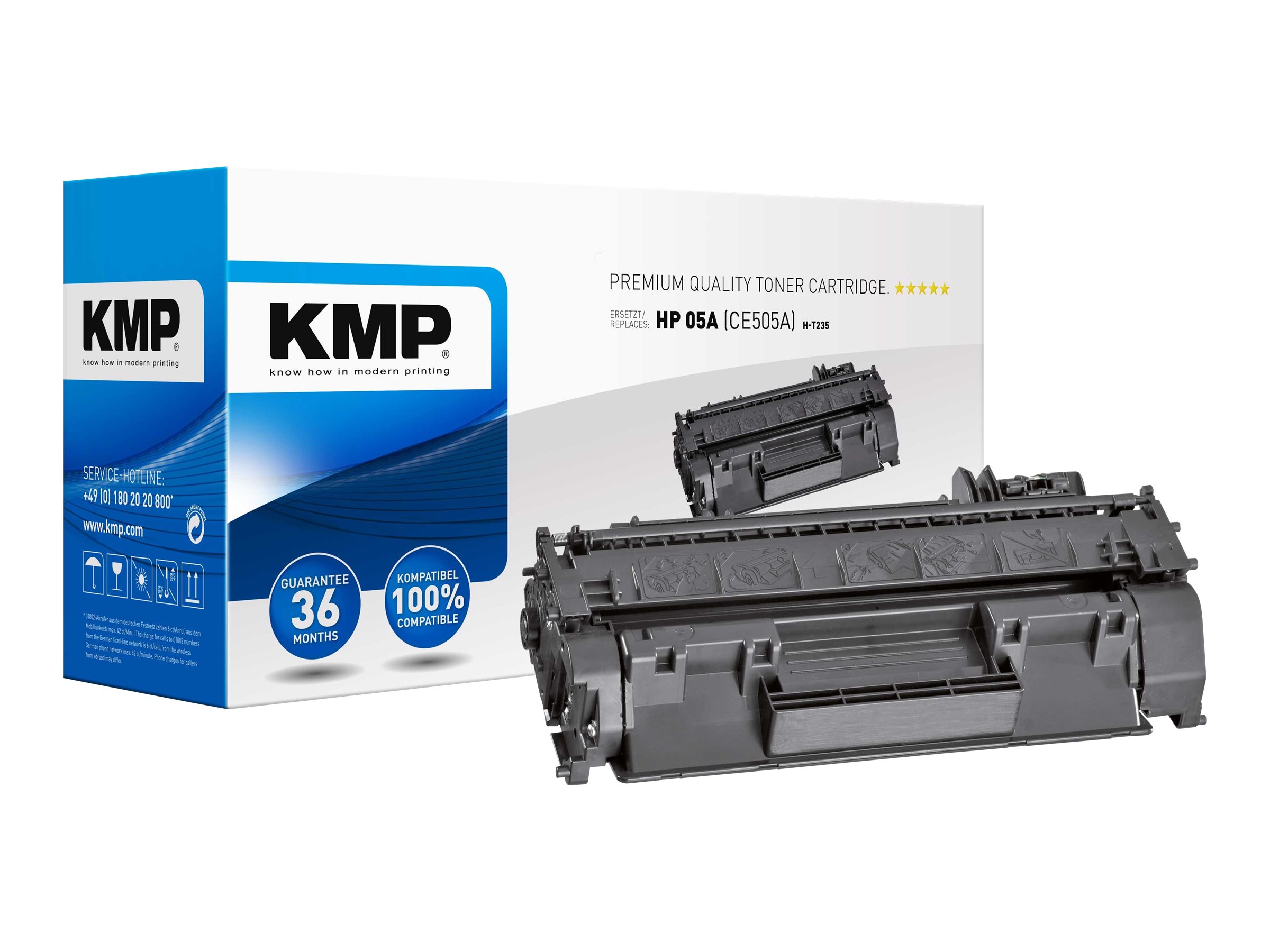 KMP H T235 Schwarz Tonerpatrone