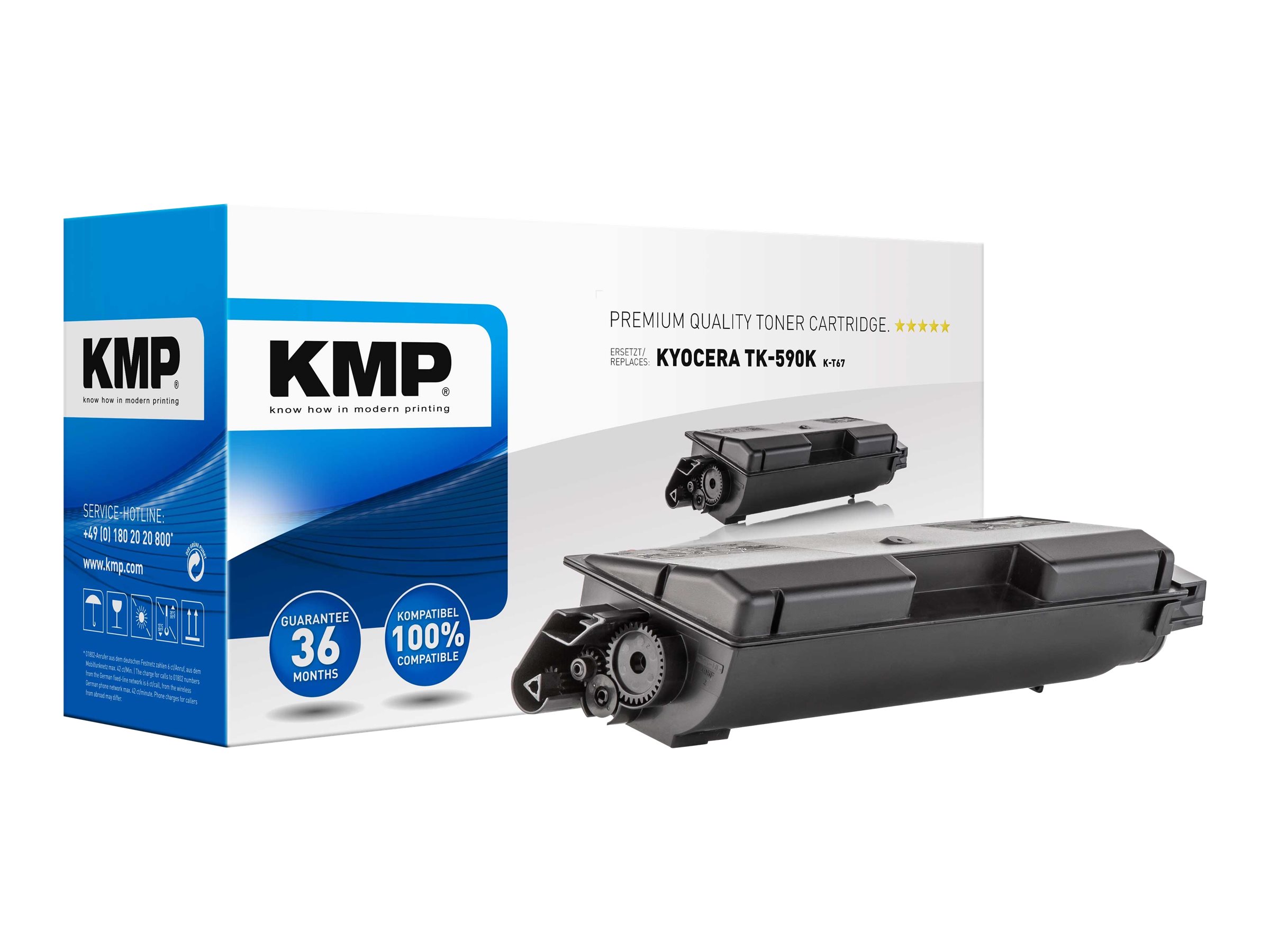 KMP K T67 Größe XXL Schwarz Tonerpatrone