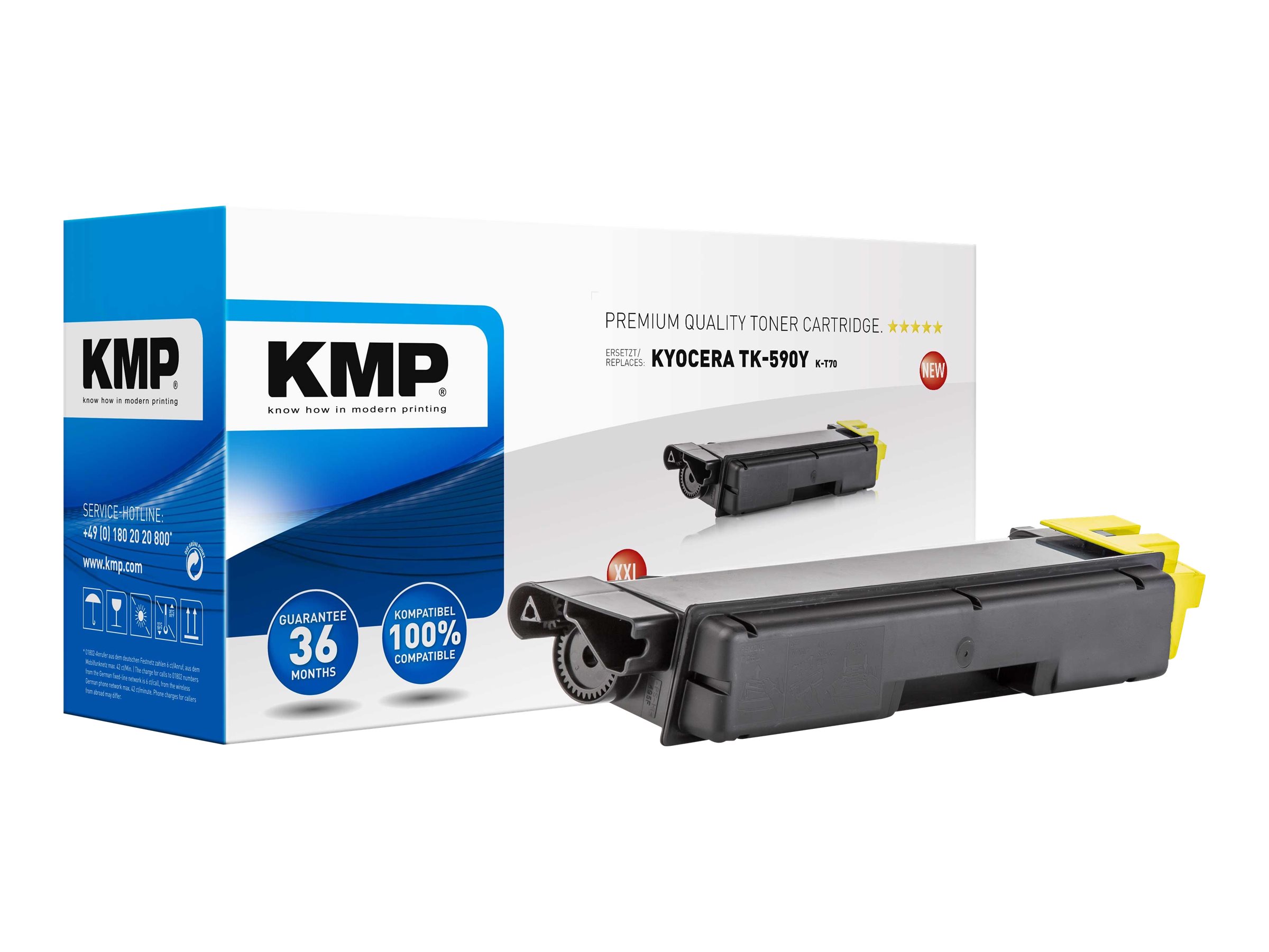 KMP K T70 Größe XXL Gelb Tonerpatrone
