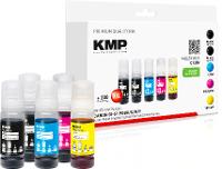 KMP Nachfülltinte für Canon GI51PGBK (4529C001), Canon GI51C (4546C001), Canon 