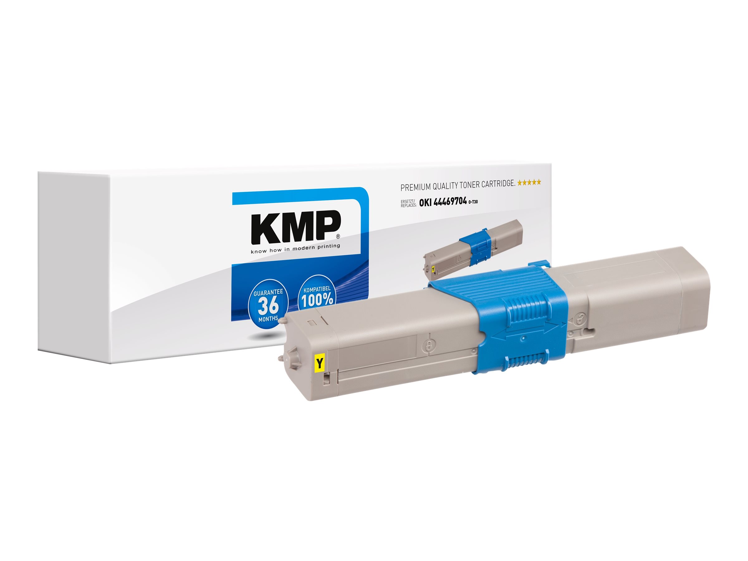 KMP O T30 Gelb Tonerpatrone