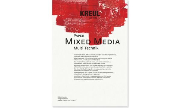 KREUL Künstlerblock Paper Mixed Med ia, DIN A3, 10 Blatt (57602156)