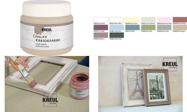 KREUL Kreidefarbe Chalky, Cream Cas hmere, 150 ml (57602044)