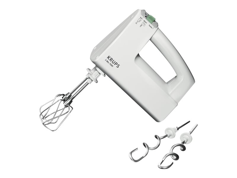 KRUPS 608 14 Handmixer weiss 3 MIX 7000 500W