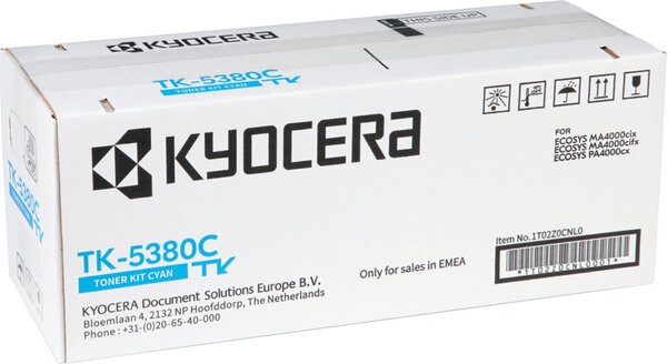 Toner-Kit TK-5380C cyan für Ecosys MA4000cix, MA4000cifx,