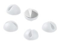 Kabelmanagment 5er Set (6mm) [wh]