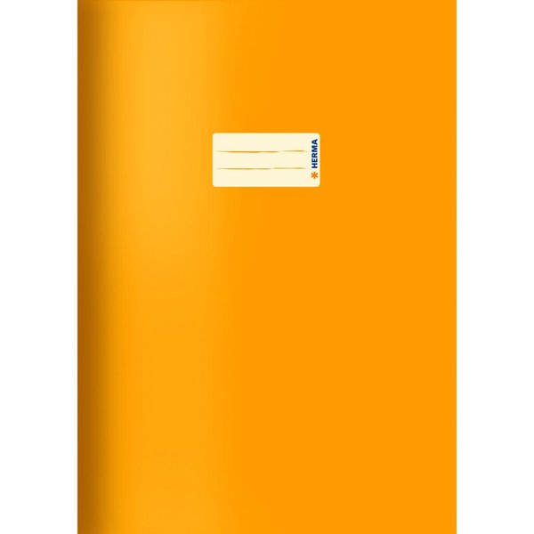 Kartonheftschoner A4, gelb, mit Beschriftungsetikett