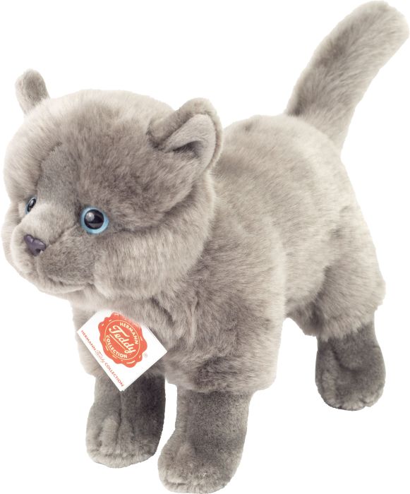 Kartäuser Katze stehend, ca. 20 cm, Nr: 918363 Kartäuser Katze stehend, ca. 20 cm, Nr: 918363