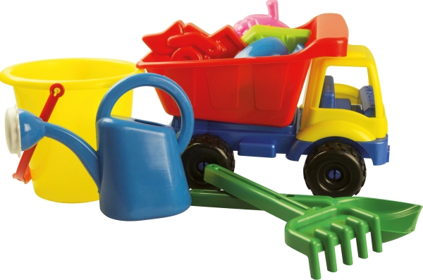 Kipp-LKW mit Eimergarnitur, 8-tlg., Nr: 415W