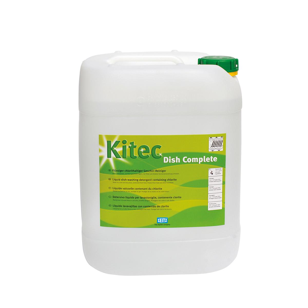 Kitec Dish Complete | 12 kg Flüssiger, chlorithaltiger Geschirr-Reiniger