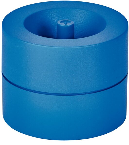 Klammernspender MAULpro Recycling blau, Oberfläche matt, ØxH: 7,3x6cm
