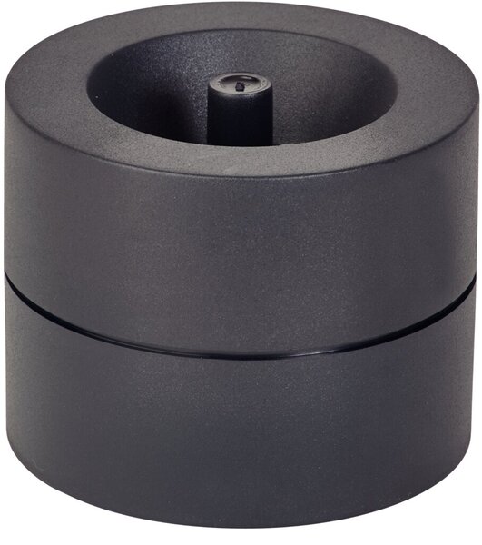 Klammernspender MAULpro Recycling schwarz, Oberfläche matt, ØxH: 7,3x6cm