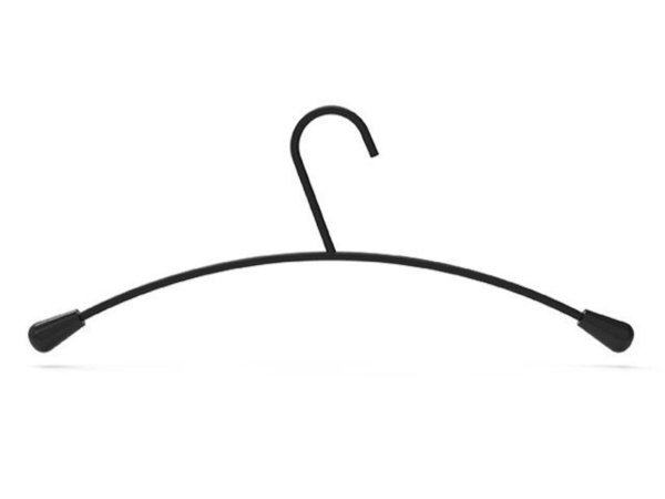 Kleiderbügel 46x19cm schwarz Metall, 5 St./Pack