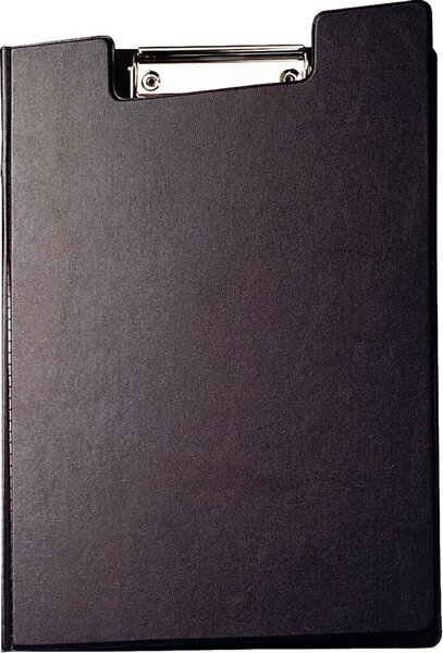 Klemm-Mappe A4 mit Deckel und Innentasche, Klemmweite 8mm