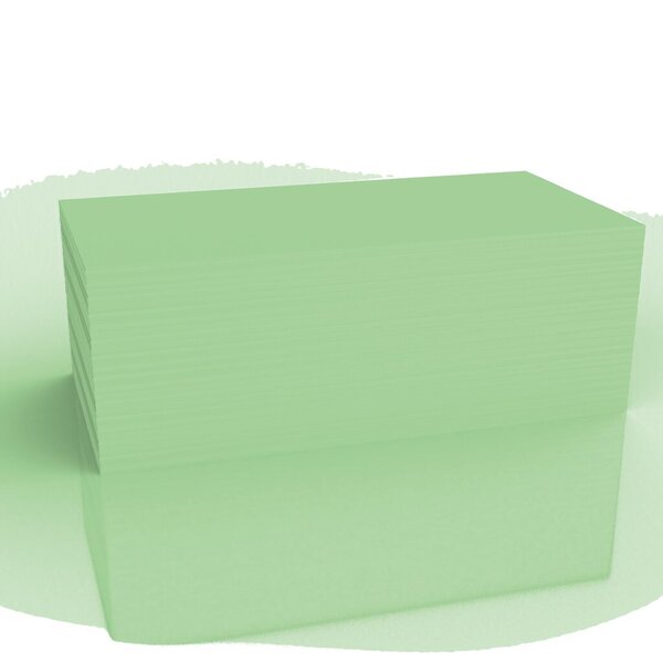 Kommunikationskarten grün 200x100 mm 500 Stück