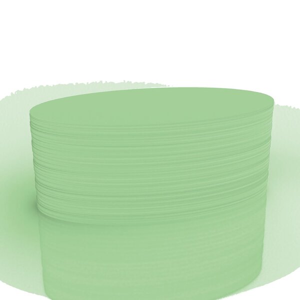 Kommunikationskarten grün oval 192x111 mm 500 Stück