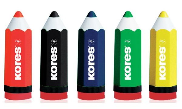 Kores Spitzdose KOLORITO, Stiftform , farbig sortiert (5635811)