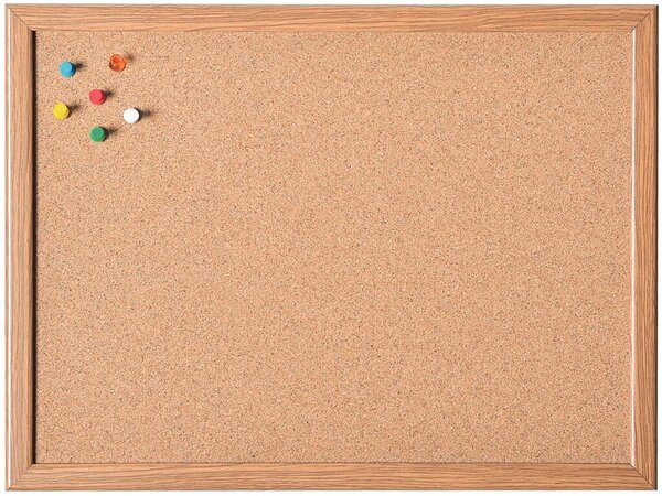 Kork Pinntafel mit Holzrahmen Abmeßung: 1000x600mm