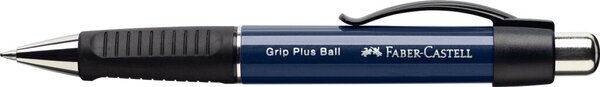 Kugelschreiber Grip Plus, metallicblau