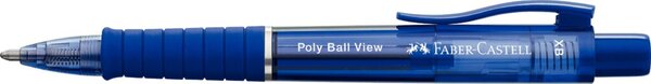 Kugelschreiber POLY BALL View admiral blau, mit Großraummine M,