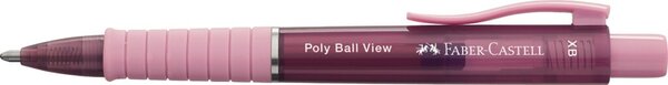 Kugelschreiber POLY BALL View rose shadow, mit Großraummine M,