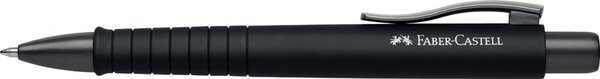 Kugelschreiber POLY BALL XB, all black, mit Großraummine XB,