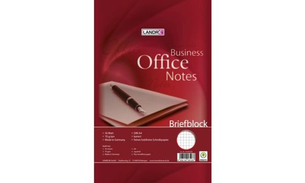 LANDRÉ Briefblock Business Office Notes, DIN A4, kariert (5400873)
