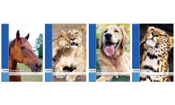 LANDRÉ Zeichenblock DIN A4, 100 g/q m, 20 Blatt, perforiert (5400169)