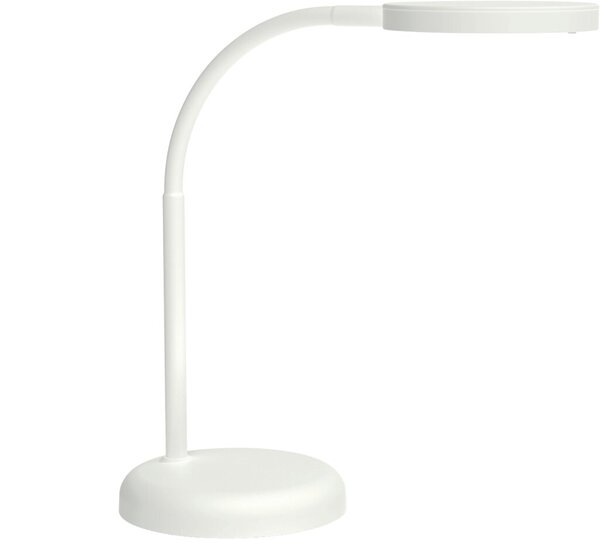 LED-Tischleuchte MAULjoy weiß matte Oberfläche, warmweiß