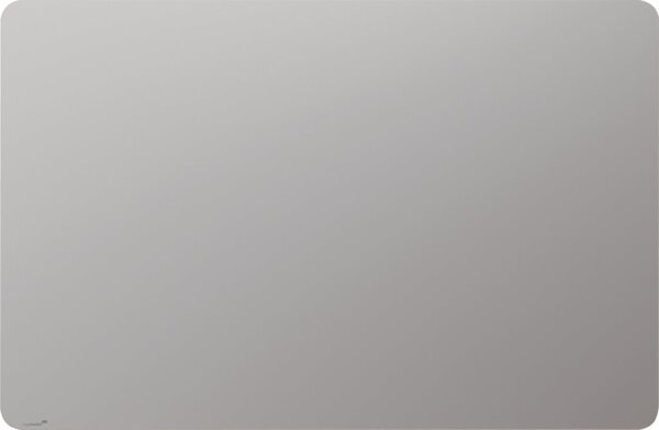 Glasboard matte 100 x 150 cm runde Ecken, Warm Grey, matte Oberfläche