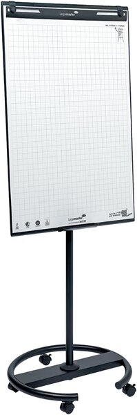 Flipchart eco, kariert 20 Blatt universelle 6-Loch-Perforation