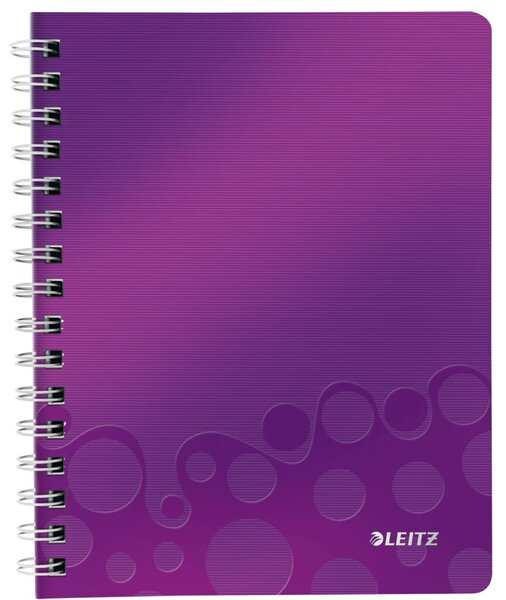 Collegeblock WOW A5 PP-Einband liniert, violett metallic