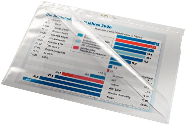 LEITZ 47440000 PVC Transparent Aktendeckel (4744-0000)