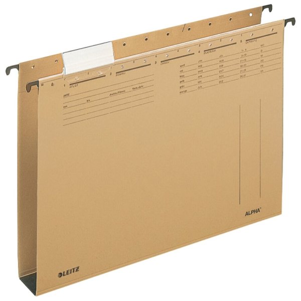 LEITZ ALPHA Hängesammler, A4, Bodenbreite: 40 mm, natron - für den Markt: D / L