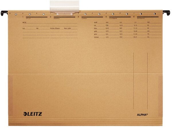 LEITZ ALPHA Hängetasche, A4, mit Fröschen, natron - für den Markt: D / L / A / 