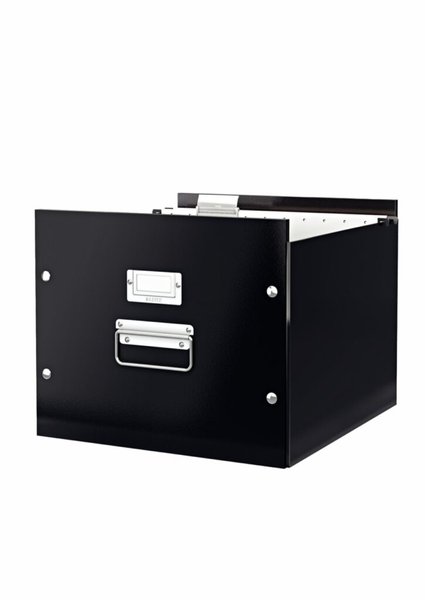 LEITZ Archiv-/Transportbox Click und Store, schwarz Archiv-Hängebox für ca. 50 