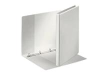 LEITZ Esselte Präsentations-Ringbuch, DIN A4+, weiß, 4 O-Ring Mechanik, Rückenb