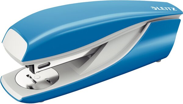 LEITZ Heftgerät Nexxt 5502, Heftleistung: 30 Blatt, hellblau Einlegetiefe: 65 m