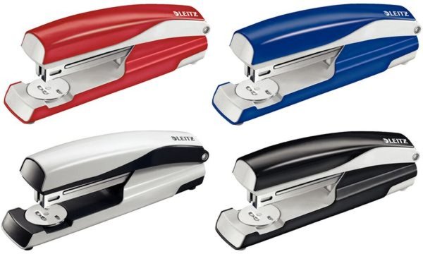 LEITZ Heftgerät Nexxt 5504, Heftleistung: 40 Blatt, schwarz Einlegetiefe: 70 mm