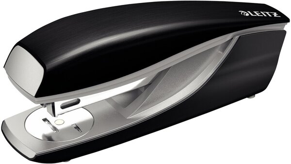 LEITZ Heftgerät Style Nexxt 5562, satin-schwarz Heftleistung: 30 Blatt, Einlege